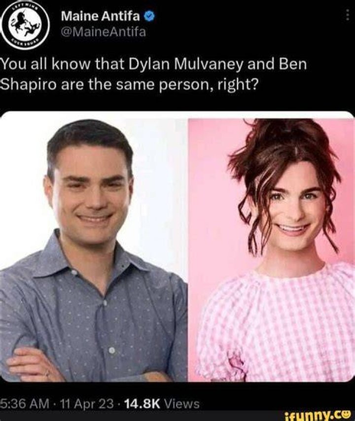“Are they twins?”: Viral tweet claiming Dylan Mulvaney and Ben Shapiro are the same person sparks hilarious reactions