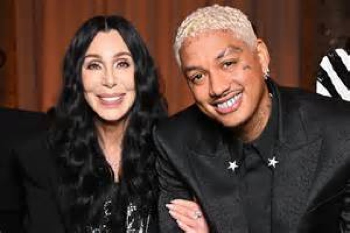 
Cher Shouts Out Boyfriend Alexander ‘AE’ Edwards’ Flame Manicure as She Shows Off New Diamond Ring 