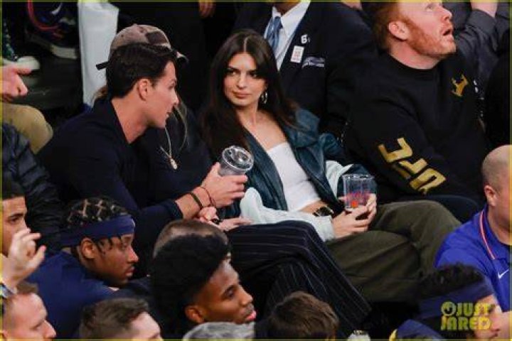 
Emily Ratajkowski Spotted Enjoying Knicks Game with Eli Bronfman 