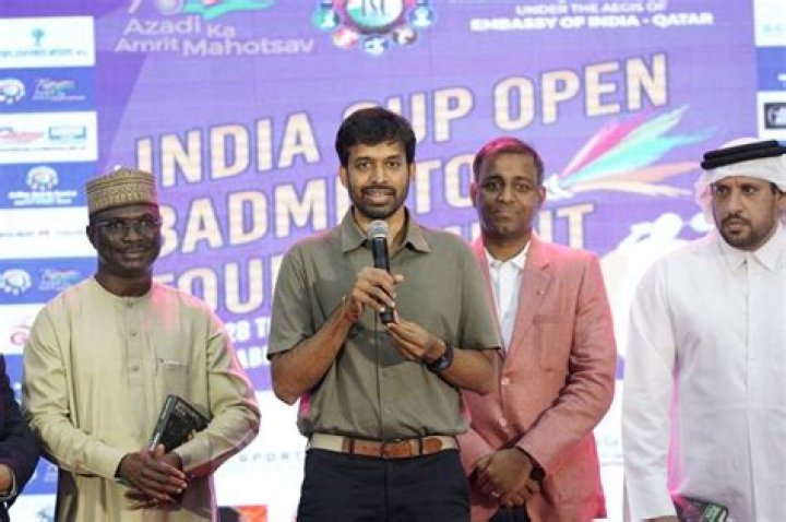 
Gopichand opens badminton academy in Doha 