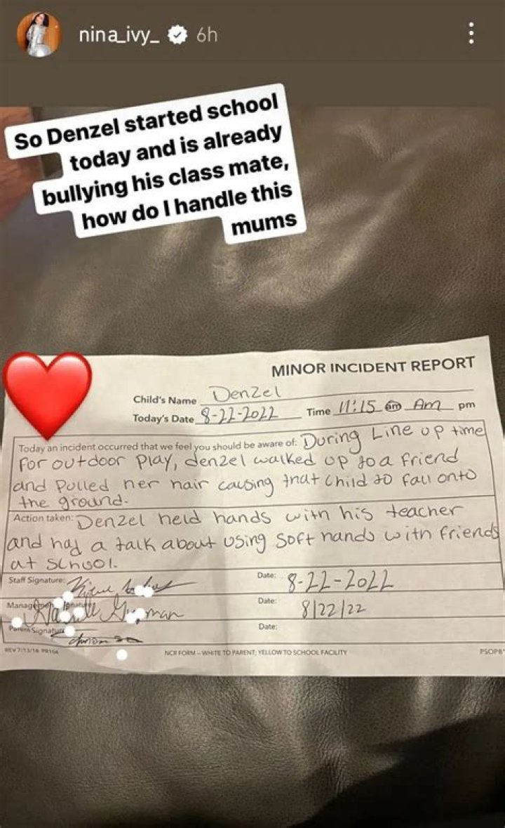 
Nina Ivy Expresses Worry As Her Son Bullies His Classmate 