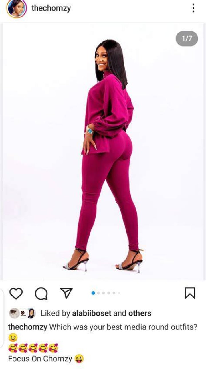 
Reactions As Chomzy Of BBN S7 Shares Adorable Outfits She Rocked To Her Media Rounds 