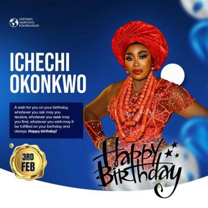 
Reactions As Ichechi Okonkwo Shared Pictures In Appreciation For The Birthday Party Of Her Husband 