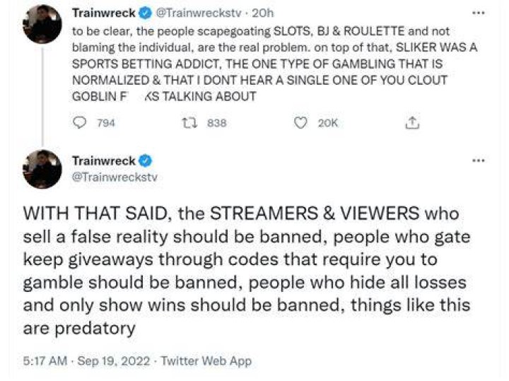
Twitch Streamers Call for the Platform to Ban Gambling Following ItsSliker’s Confession 