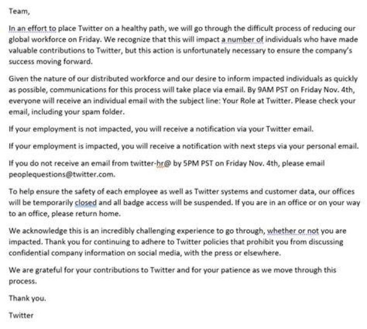 
Twitter to Lay Off Several Employees Over Email amid Elon Musk Takeover: Reports 
