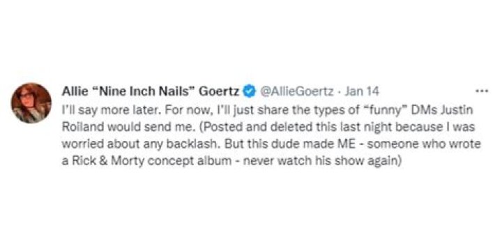 Who is Allie Goertz? Justin Roiland underage girls DM screenshots surface in wake of musician’s accusations